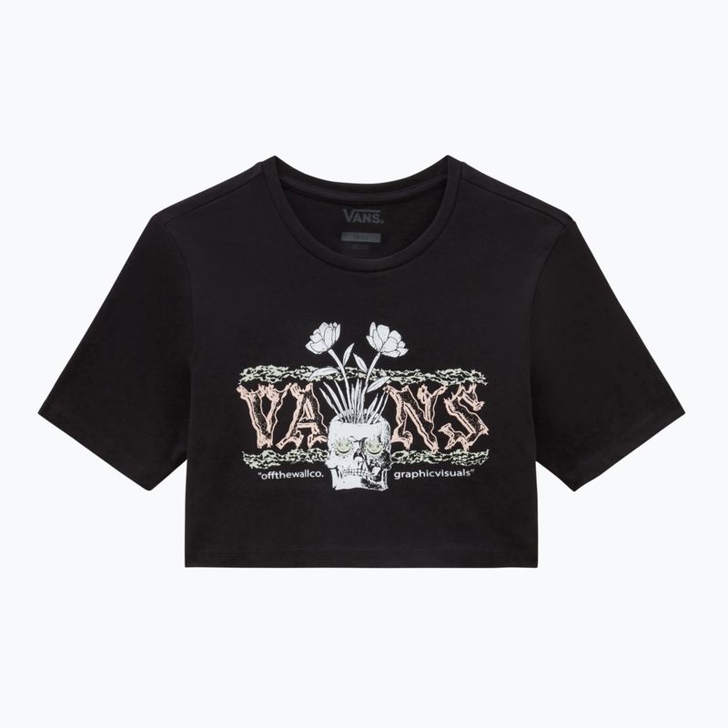 Női Vans Growing Ideas Crew Crop Ii fekete póló