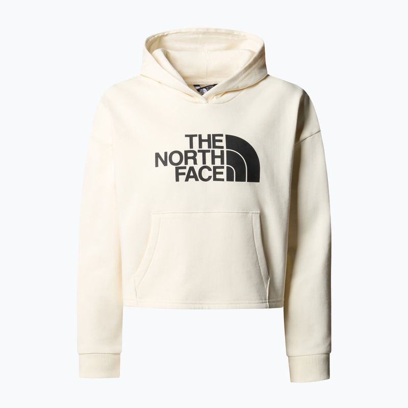 Gyermek pulóver The North Face Drew Peak Light Hoodie fehér dune