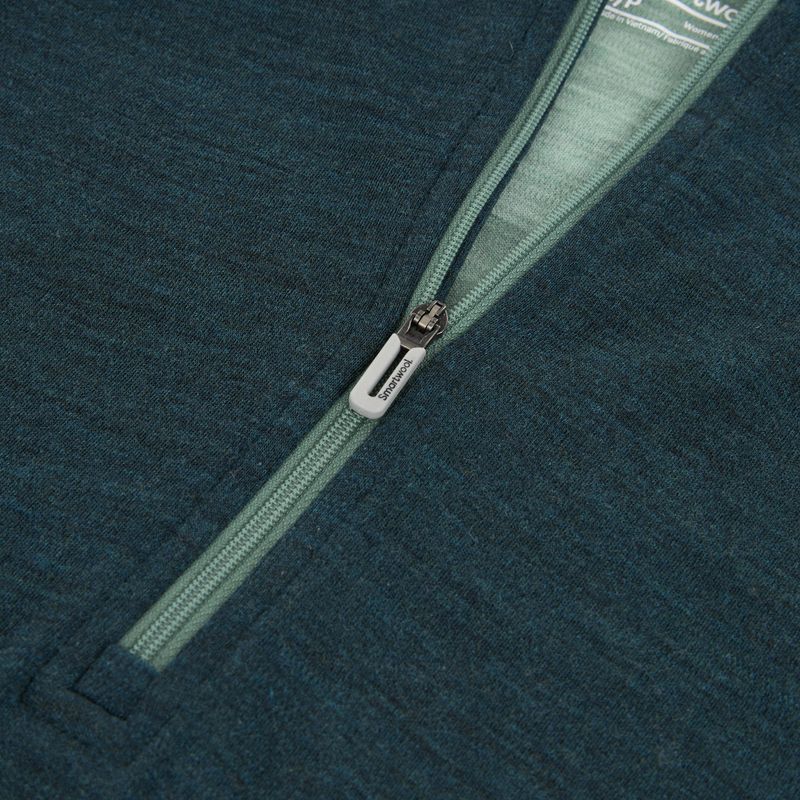 Női thermo pulóver Smartwool Classic Thermal Merino Base Layer 1/2 Zip Hoodie Boxed twilight/arctic green 3