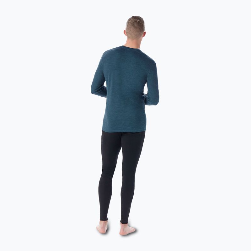 Férfi Smartwool Merino 250 Baselayer Crew dobozos hosszú ujjú thermo twilight blue heather 2