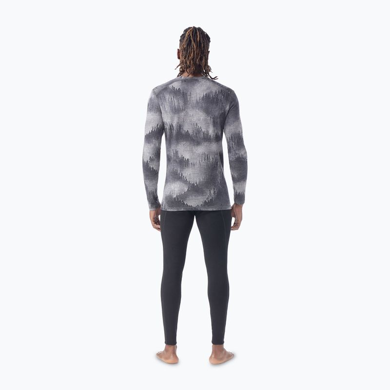 Férfi Smartwool Merino 250 Baselayer Crew Boxed thermo hosszú ujjú charcoal ködös fenyők 2