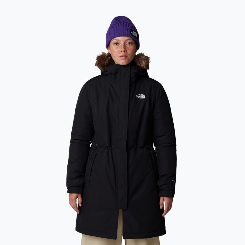 Női pehelykabát The North Face Zaneck Parka black/black