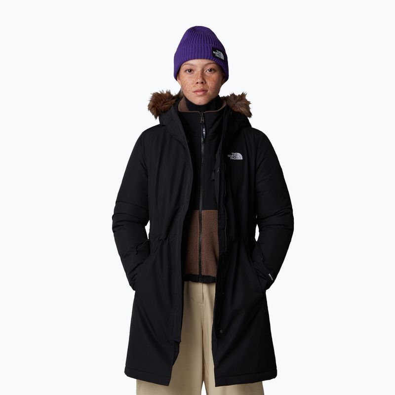 Női pehelykabát The North Face Zaneck Parka black/black 4