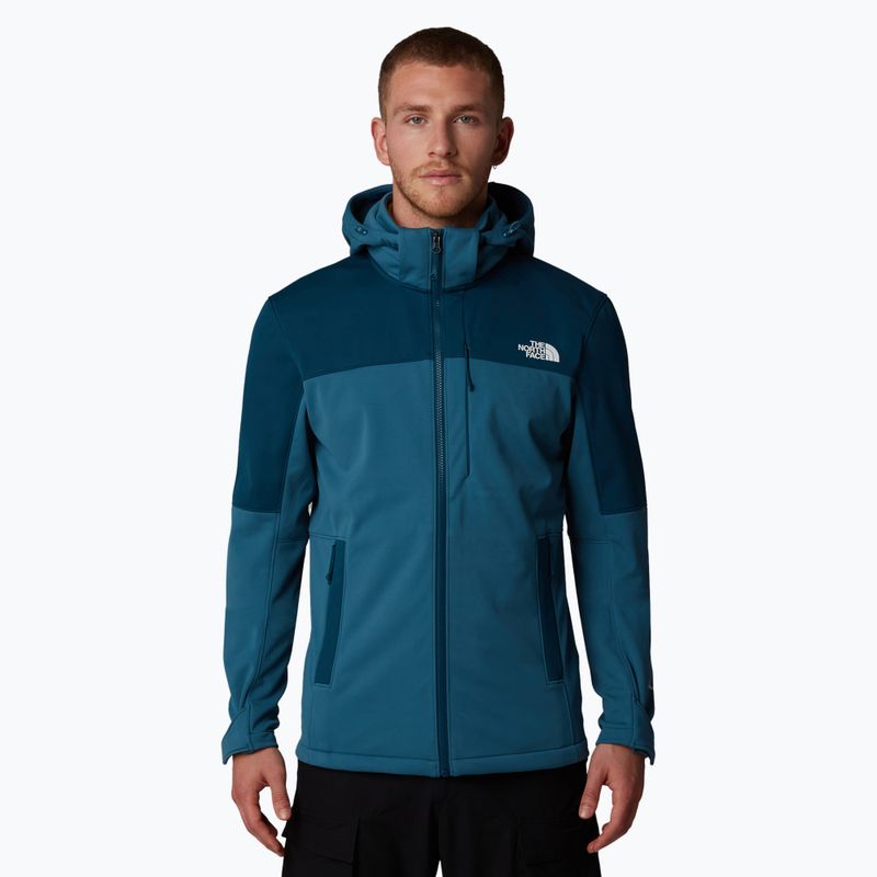 Férfi softshell kabát The North Face Diablo Softshell Detachable Hood midnight petrol/mallard