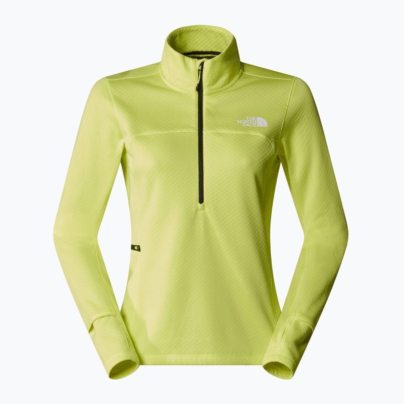 Női futó pulóver The North Face Winter Warm Pro 1/4 Zip tűzléksárga sárga 4