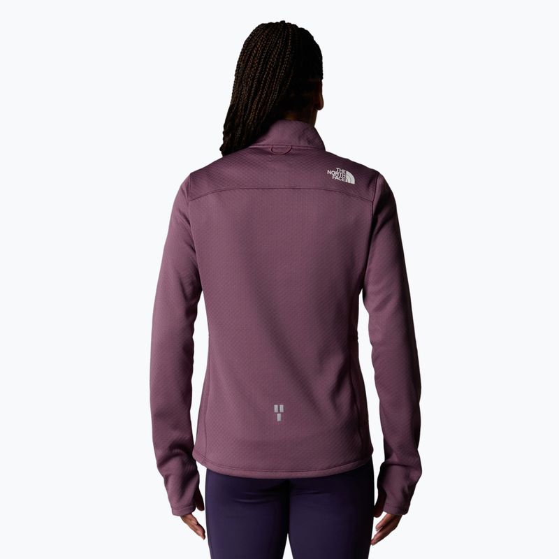 Női futó pulóver The North Face Winter Warm Pro 1/4 Zip éjjeli lila színben 3