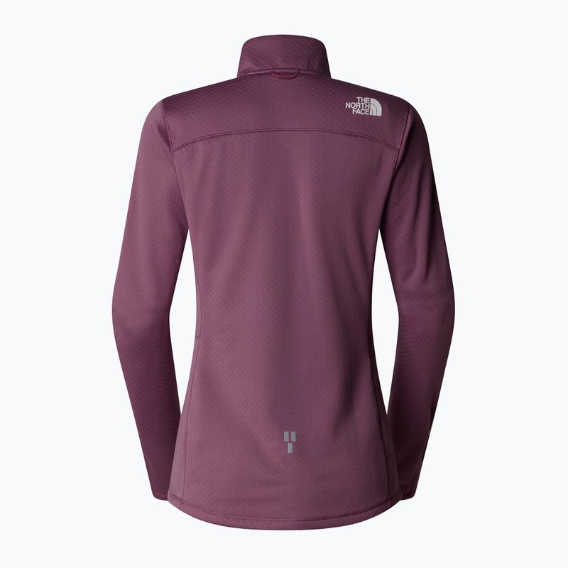 Női futó pulóver The North Face Winter Warm Pro 1/4 Zip éjjeli lila színben 5