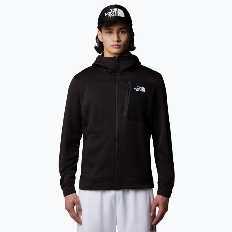 Férfi The North Face Mountain Athletics Full Zip Fleece pulóver fekete