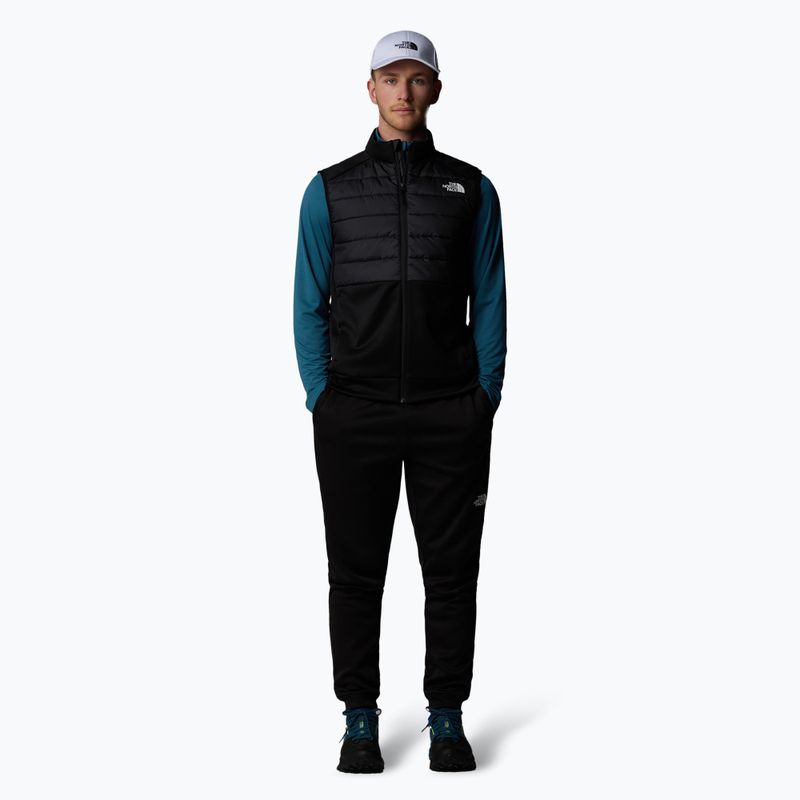 Férfi ujjatlan The North Face Reaxion Hybrid Gilet fekete / aszfalt szürke 2
