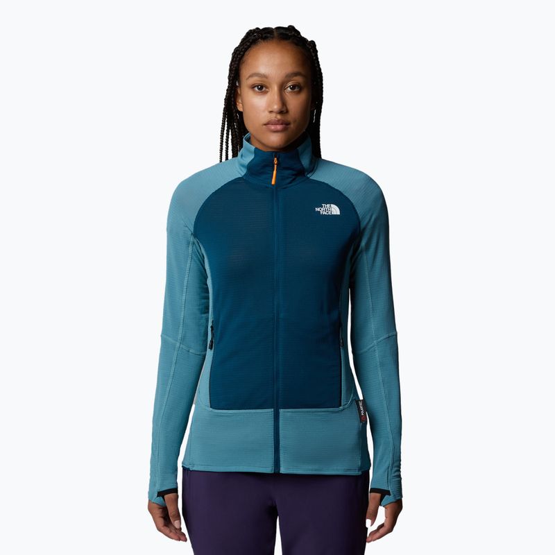 Női The North Face Bolt Polartec kabát algae kék/középkék petrol