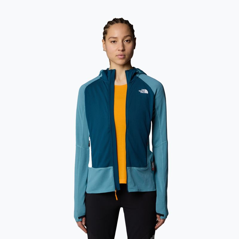 Női The North Face Bolt Polartec kapucnis pulóver algae kék/közepes petrol 4