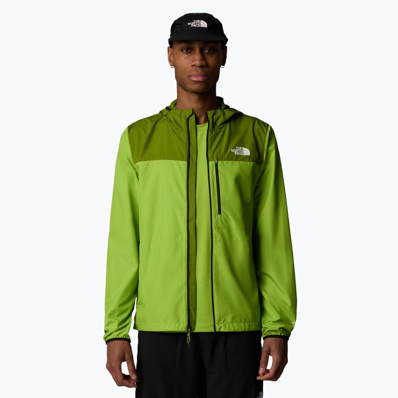 Férfi The North Face Higher Run Wind meadow grass/tölgy zöld futódzseki 4