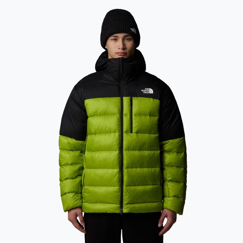 Férfi pehelykabát The North Face Kalix Down Hoodie meadow grass/black