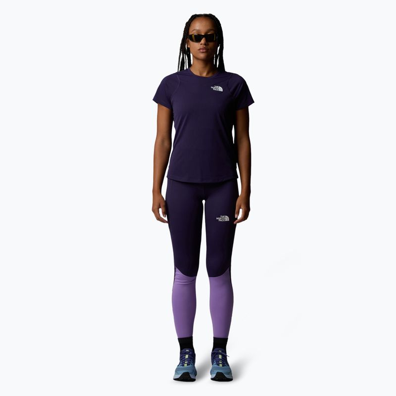 Női futópóló The North Face Lightbright Tee örökös lila 2