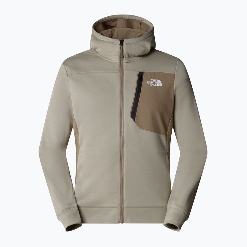 Férfi The North Face Mountain Athletics Full Zip Fleece pulóver agyag szürke/ barlang szürke 5