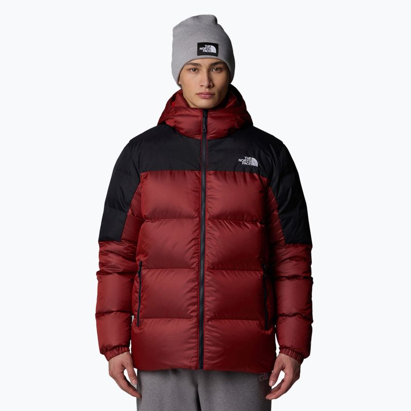 Férfi pehelykabát The North Face Diablo Down 2.0 Hoodie magas kockázatú piros/fekete heather