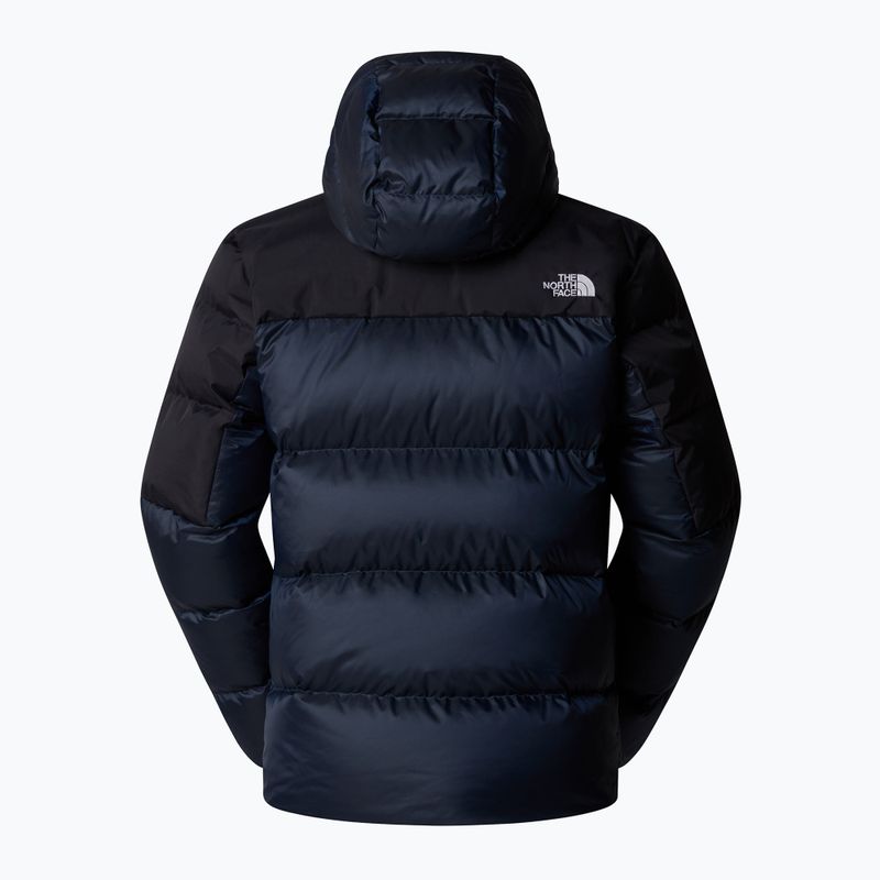 Férfi pehelypaplan The North Face Diablo Down 2.0 Hoodie árnyékos kék/fekete heathe 6