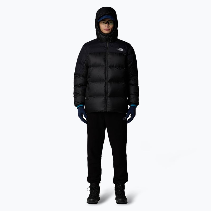 Férfi pehelypaplan The North Face Diablo Down 2.0 Hoodie fekete heather/blk 2