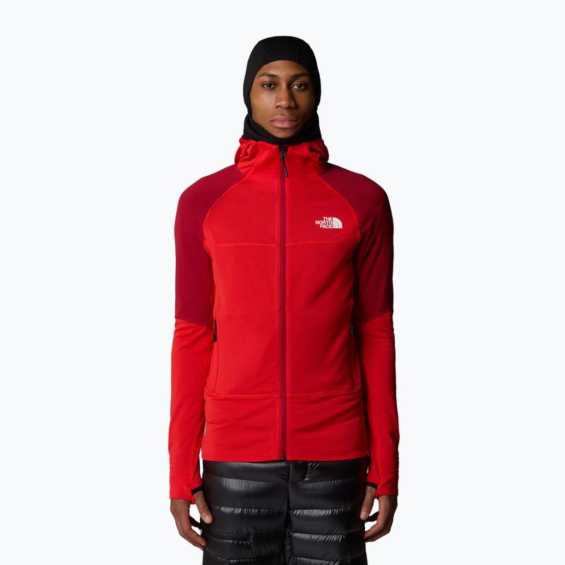 Férfi The North Face Bolt Polartec kapucnis pulóver magas kockázatú piros/garnet piros 4