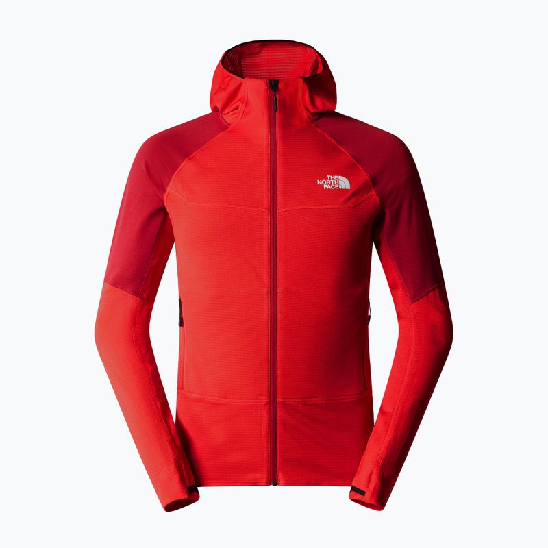 Férfi The North Face Bolt Polartec kapucnis pulóver magas kockázatú piros/garnet piros 5