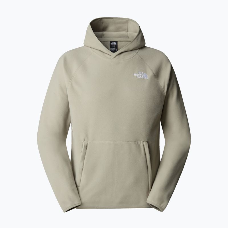 Férfi pulóver The North Face 100 Glacier Hoodie agyagszürke szürke 4