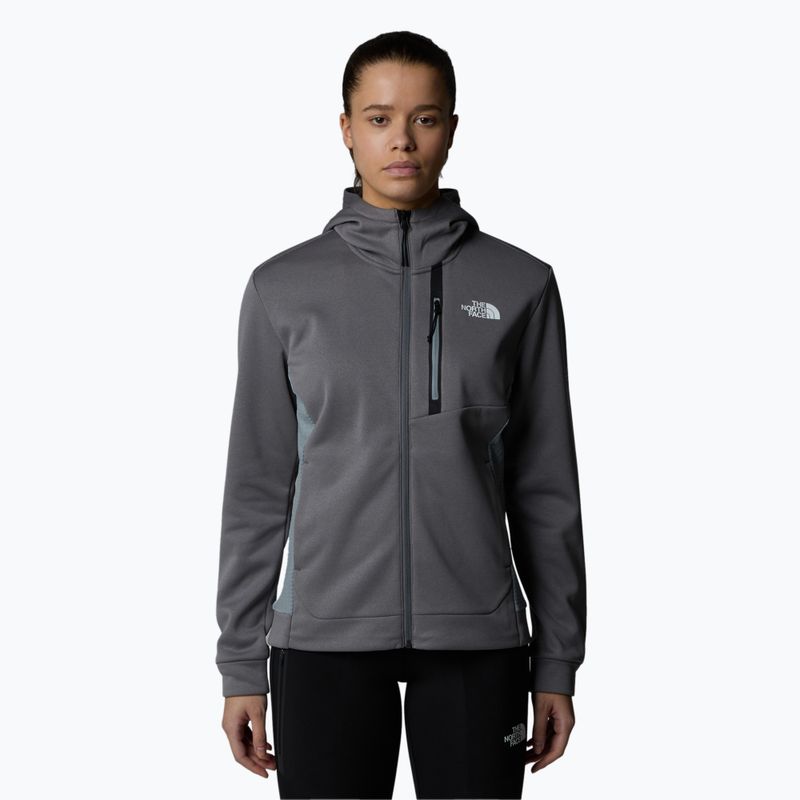 Női The North Face Mountain Athletics FZ Fleece füstölt gyöngyház/ emlékmű szürke melegítőfelső