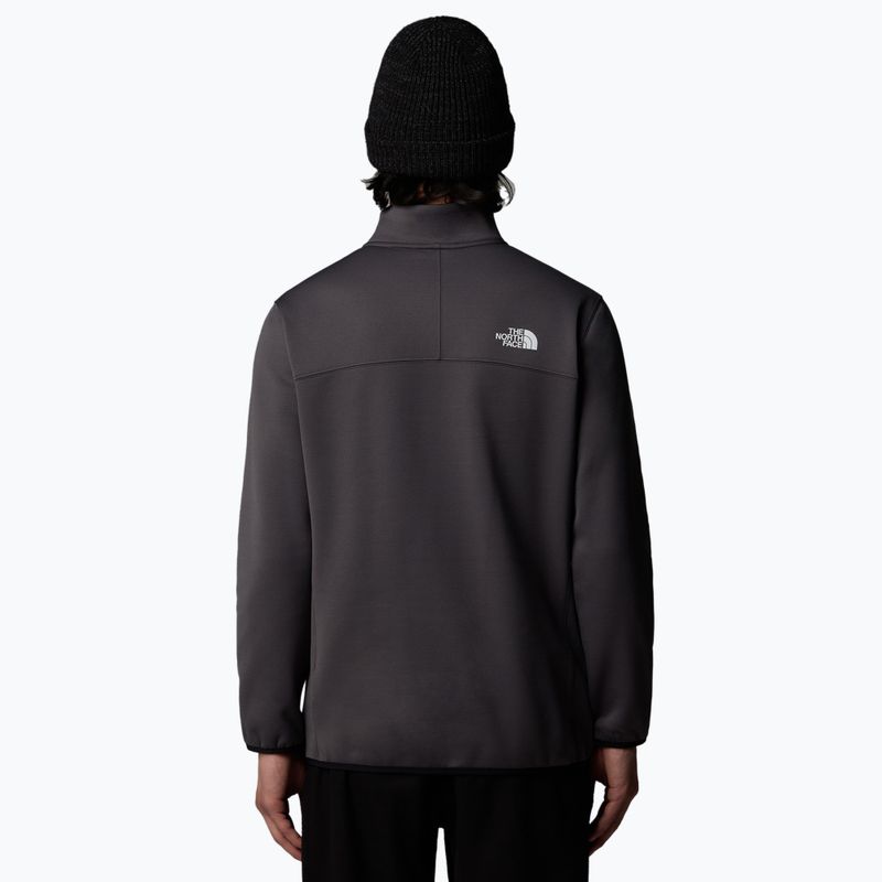 Férfi The North Face Crest 1/4 Zip pulóver antracit szürke/ fekete 3