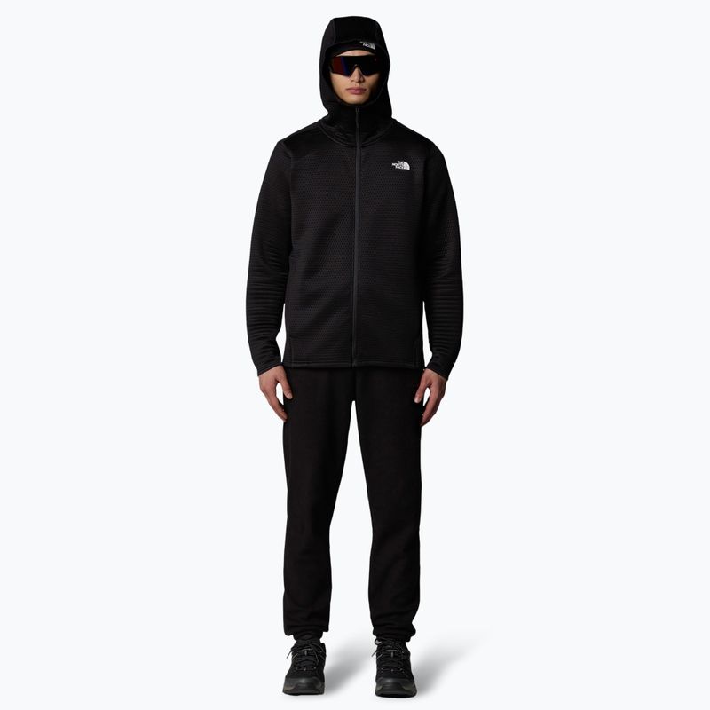 Férfi trekking pulóver The North Face Vertical Thermal FZ Hoodie fekete 2