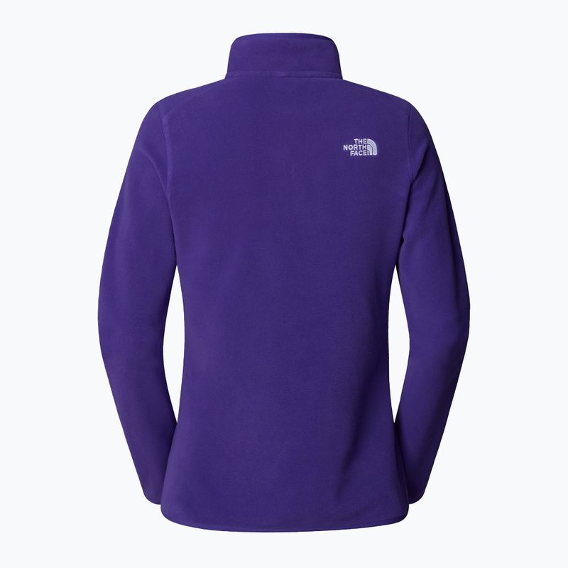 Női pulóver The North Face 100 Glacier 1/4 Zip csúcs lila 2