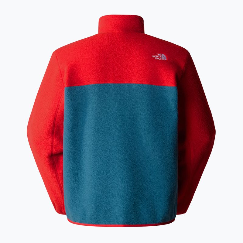 Férfi The North Face Yumiori 1/4 Zip pulóver mallard kék/ magas kockázatú 5