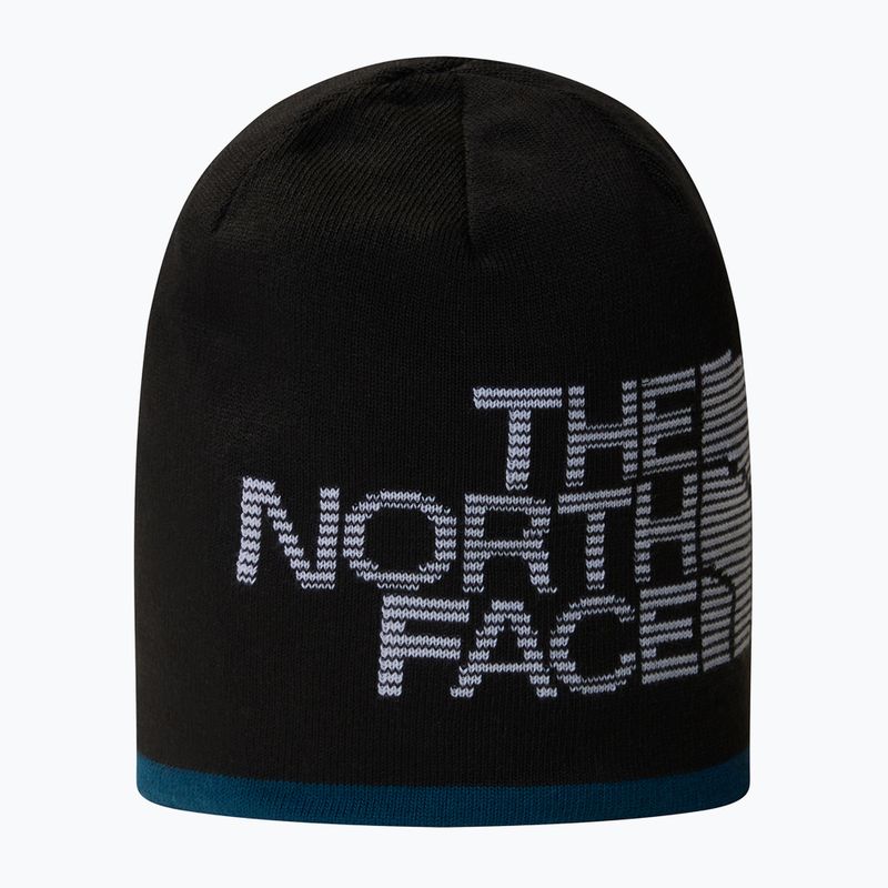 Férfi téli sapka The North Face Reversible Highline midnight petrol/fekete 2