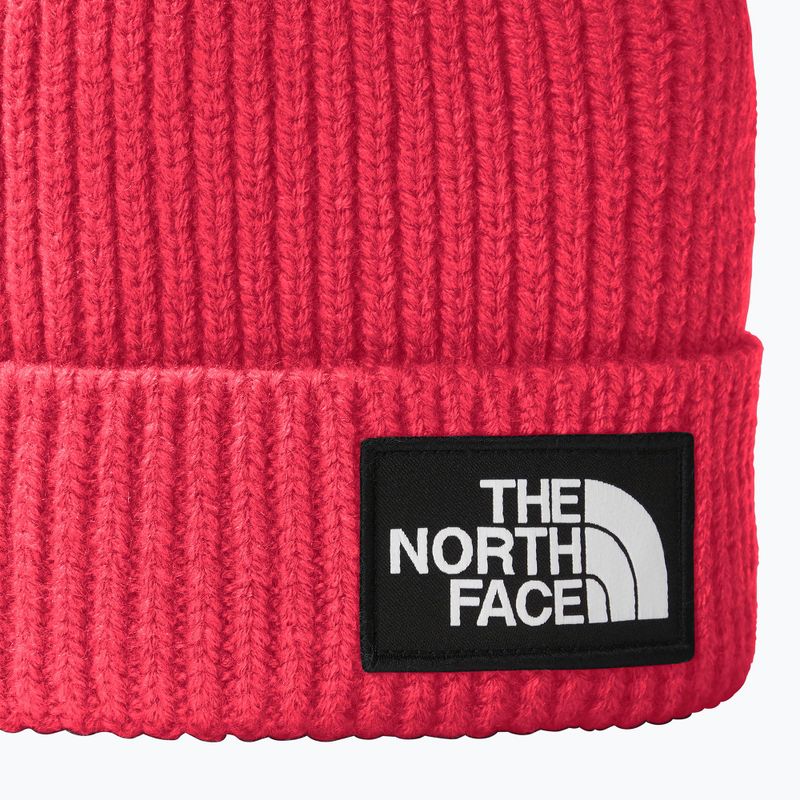 Gyermek túrasapka The North Face TnF Box Logo Cuffed sugárzó mák 2