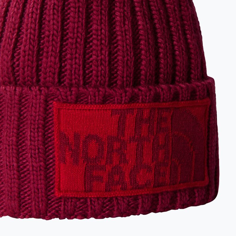 Férfi téli sapka The North Face Heritage Ski Tuke cékla/piros 2