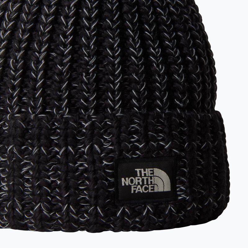 Férfi téli sapka The North Face Cozy Chunky Cabin fekete/fehér dune 2