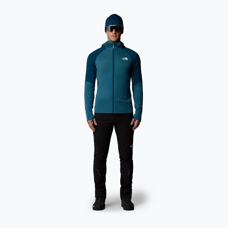 Férfi The North Face Bolt Polartec kapucnis pulóver Mallard kék/középkék benzin 2