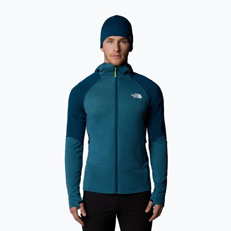 Férfi The North Face Bolt Polartec kapucnis pulóver Mallard kék/középkék benzin 4