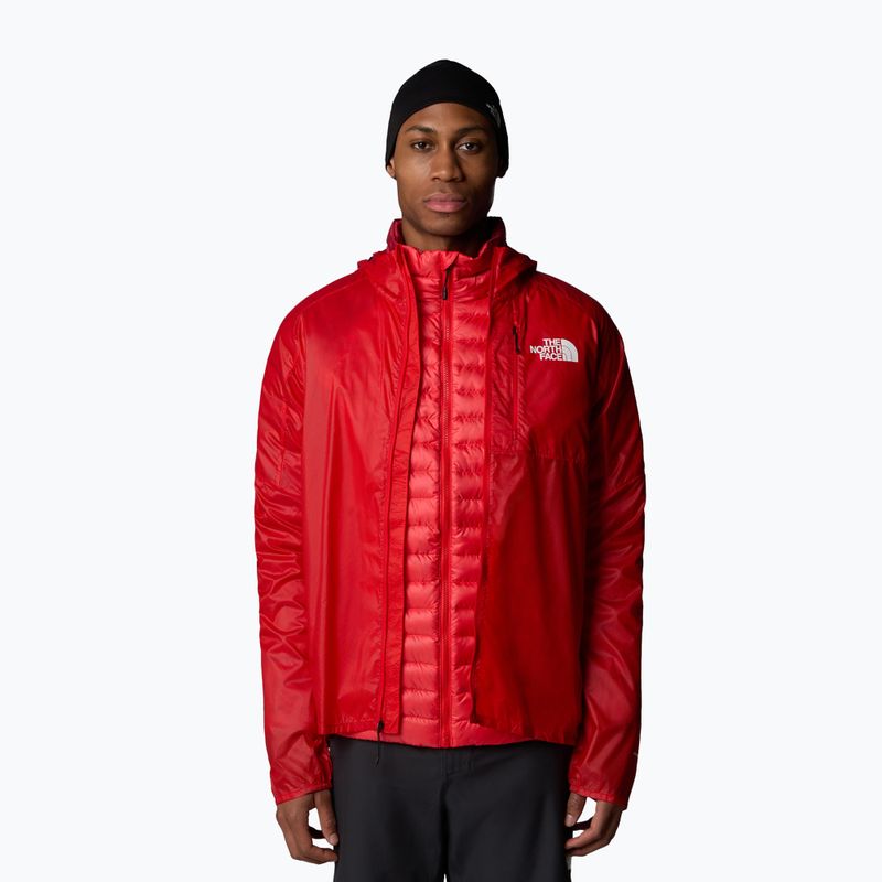 Férfi széldzseki The North Face Windstream Shell magas kockázatú piros 4