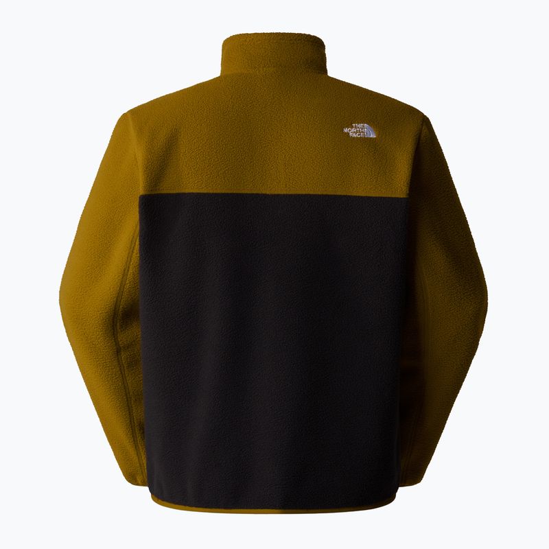 Férfi The North Face Yumiori 1/4 Zip fekete/ mohazöld melegítőfelső 5