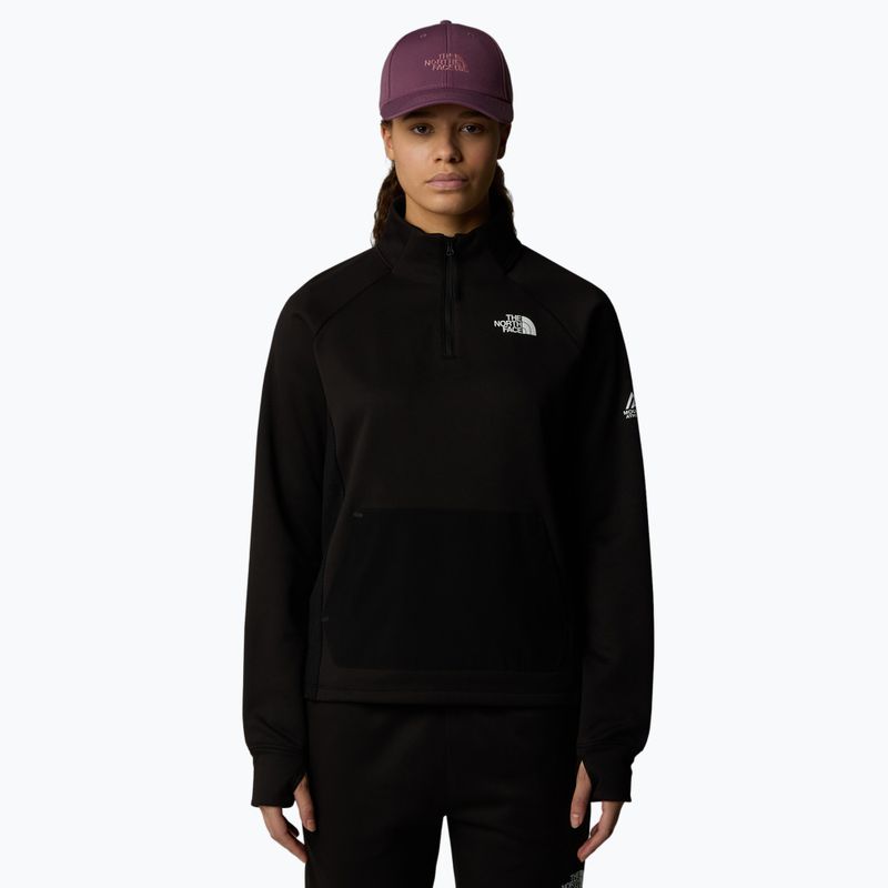 Női pulóver The North Face Mountain Athletics Fleece 1/4 Zip fekete