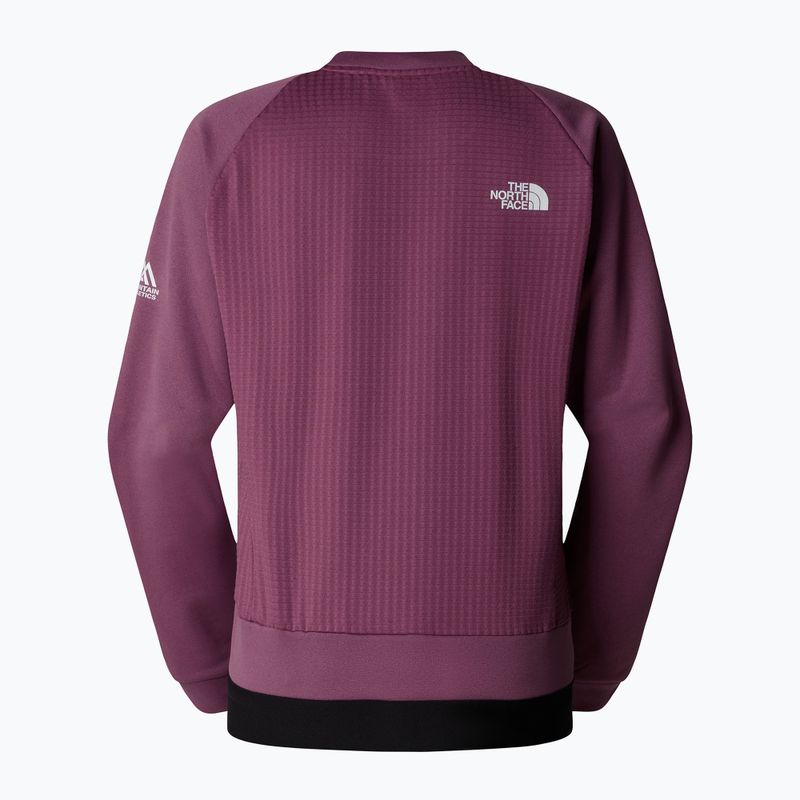 Női The North Face Mountain Athletics Fleece Crew éjjeli lila melegítőfelső 5