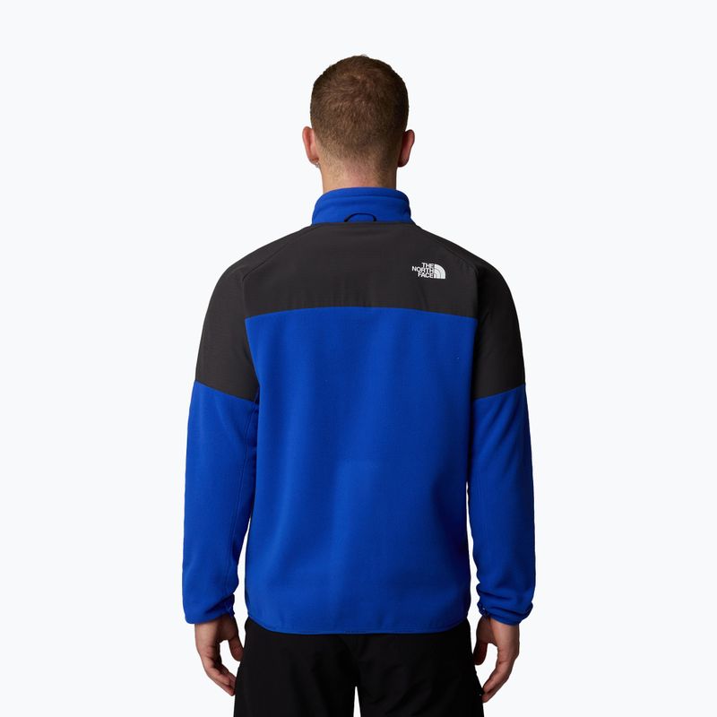 Férfi The North Face Glacier Heavyweight Full Zip pulóver kék/ aszfalt szürke 3