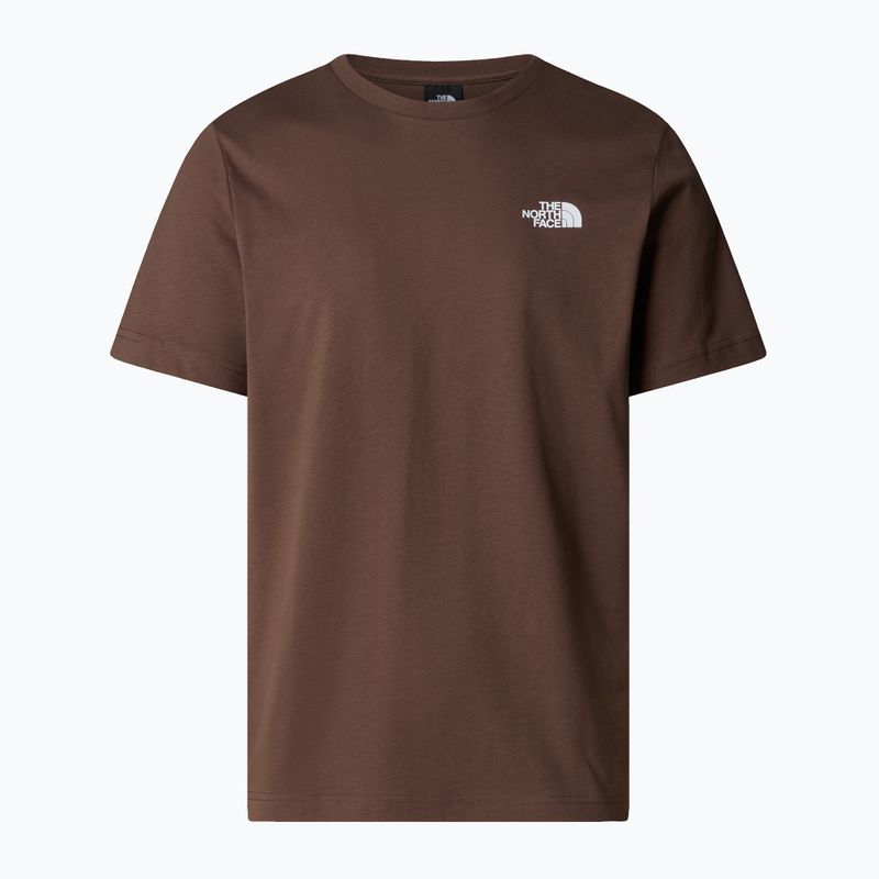 Férfi The North Face Box Nse füstös barna/fekete póló 4