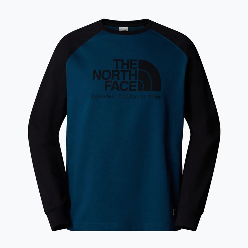 Férfi The North Face Heritage midnight petrol/fekete hosszú ujjú ruha