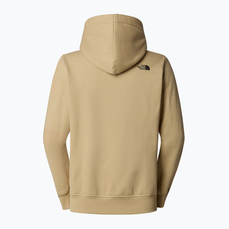 Férfi The North Face Drew Peak pulóver kapucnis pulóver khaki kő 5