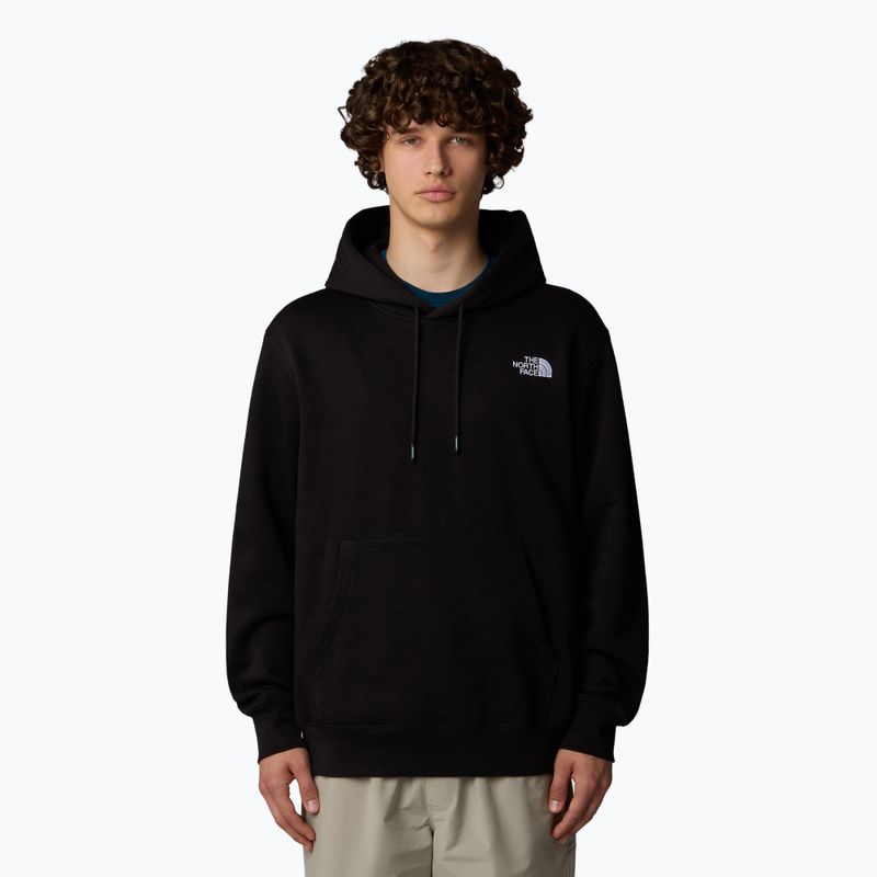 Férfi The North Face Essential Relaxed kapucnis pulóver fekete