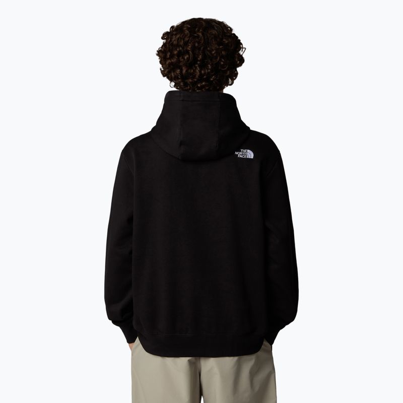 Férfi The North Face Essential Relaxed kapucnis pulóver fekete 3
