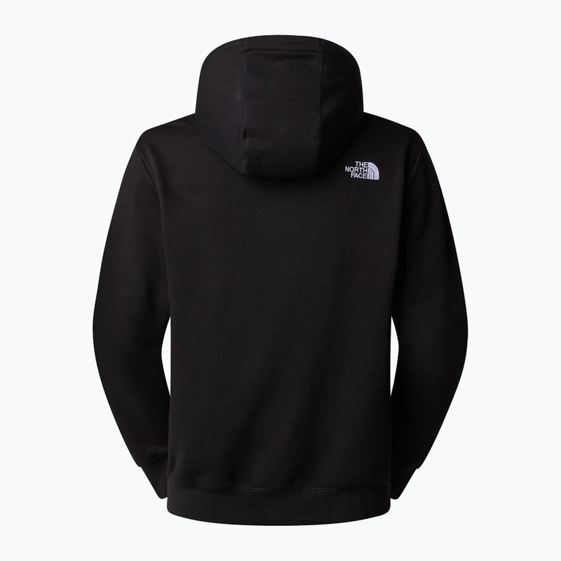 Férfi The North Face Essential Relaxed kapucnis pulóver fekete 5