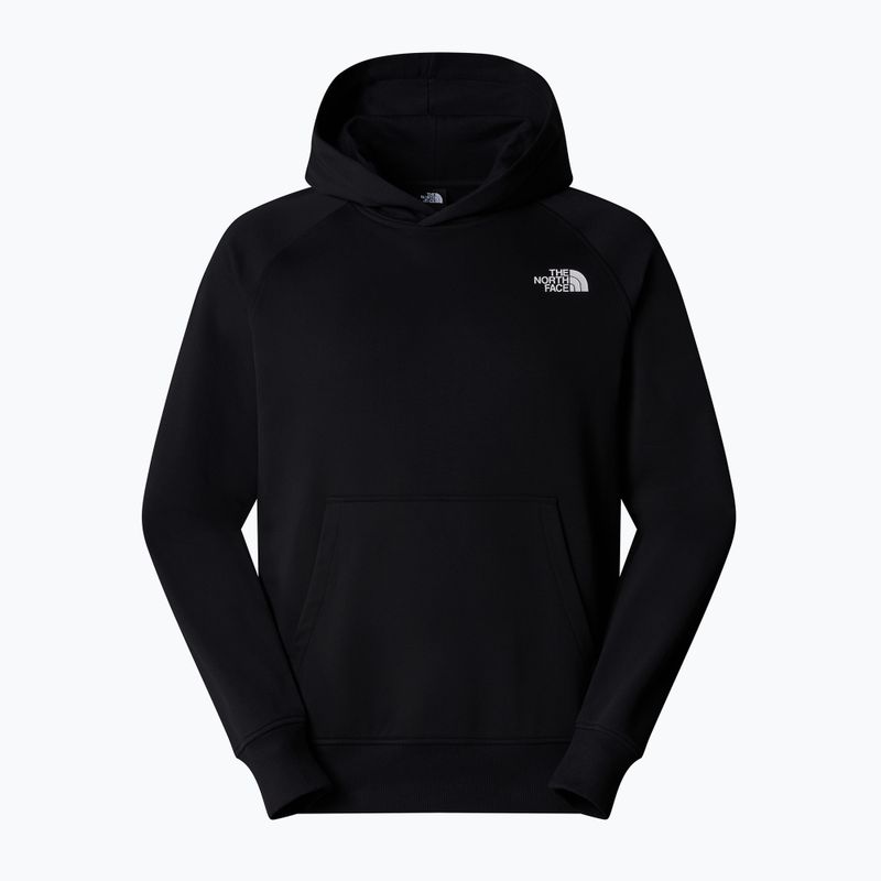 Férfi The North Face Raglan Box Nse kapucnis pulóver fekete/ fehér 4