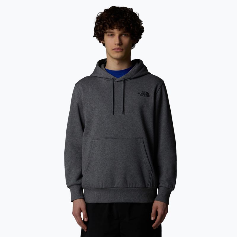 Férfi pulóver The North Face Simple Dome Hoodie közepes szürke szürke sáska