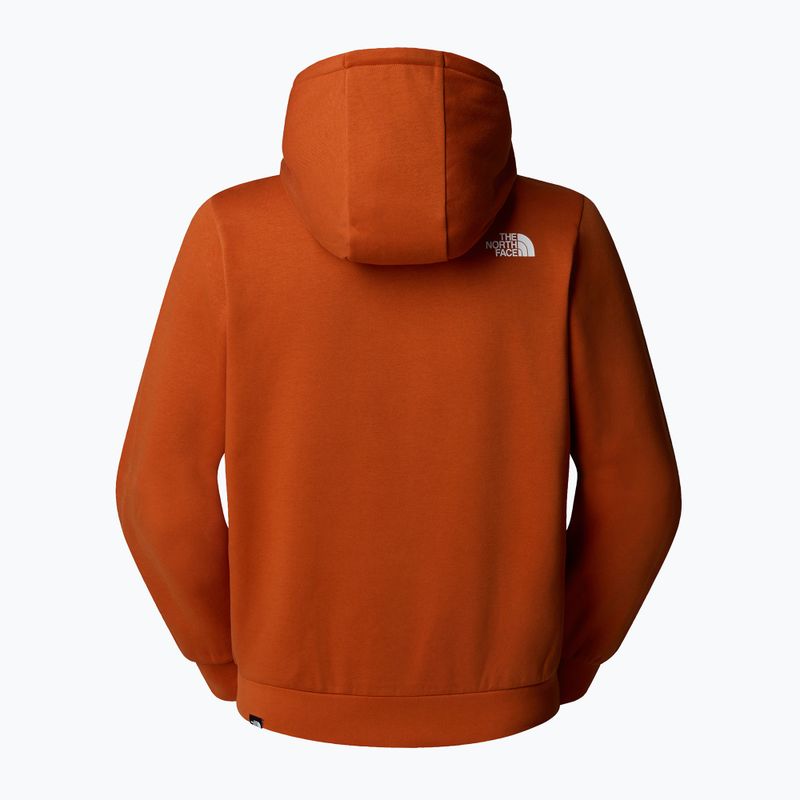 Férfi pulóver The North Face Easy Hoodie földes réz 2